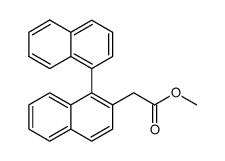 methyl 2-([1,1'-binaphthalen]-2-yl)acetate结构式