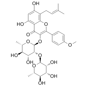 2''-O-鼠李糖基淫羊藿次苷II图片