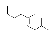 N-(2-methylpropyl)hexan-2-imine结构式