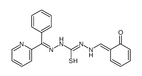 1-(phenyl-2-pyridyl)carbylidene-5-salicylidenethiocarbohydrazone结构式