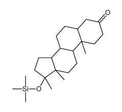 17-O-Trimethylsilyl Mestanolone Structure