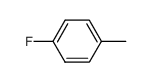 1-fluoro-4-methylbenzene, hydrogen salt Structure