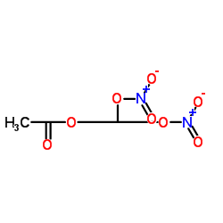 1,2,3-Propanetriol 1-acetate 2,3-dinitrate Structure