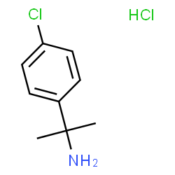 2-(4-氯苯基)丙-2-胺盐酸盐结构式