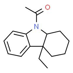 9-Acetyl-4a-ethyl-1,2,3,4,4a,9a-hexahydro-9H-carbazole结构式