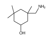 3-aminomethyl-3,5,5-trimethylcyclohexan-1-ol结构式