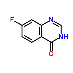 7-氟-4-喹唑啉酮结构式