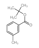 Benzoicacid, 3-methyl-, 1,1-dimethylethyl ester结构式