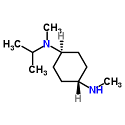 trans-N-Isopropyl-N,N'-dimethyl-1,4-cyclohexanediamine结构式