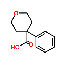4-Phenyltetrahydro-2H-pyran-4-carboxylic acid Structure