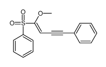[4-(benzenesulfonyl)-4-methoxybut-3-en-1-ynyl]benzene结构式
