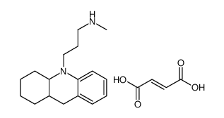 3-(2,3,4,4a,9,9a-hexahydro-1H-acridin-10-yl)propyl-methylazanium,(Z)-4-hydroxy-4-oxobut-2-enoate Structure