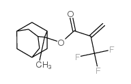 alpha-Trifluoromethylacrylic acid-2-methyl-2-adamantyl ester Structure