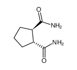 (1R,2R)-环戊烷-1,2-二甲酰胺结构式