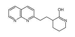 3-[2-(1,8-萘啶-2-基)乙基]-2-哌啶酮结构式