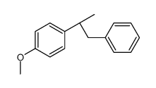 1-methoxy-4-[(2R)-1-phenylpropan-2-yl]benzene结构式