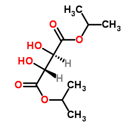 L-(+)-酒石酸二异丙酯结构式