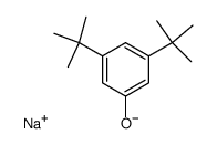 sodium 3,5-di-tert-butylphenolate Structure