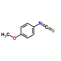4-甲氧基苯基 异硫氰酸酯结构式