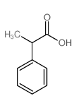 2-phenylpropanoic acid Structure