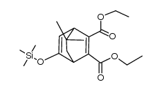 diethyl 7,7-dimethyl-5-(trimethylsilyloxy)bicyclo[2.2.2]octa-2,5-diene-2,3-dicarboxylate结构式