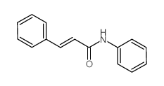 N,3-二苯基丙烯酰胺结构式
