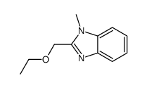 (9ci)-2-(乙氧基甲基)-1-甲基-1H-苯并咪唑结构式