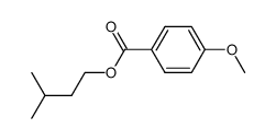 4-methoxy-benzoic acid isopentyl ester结构式