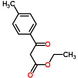 (4-甲基苯甲酰基)乙酸乙酯结构式