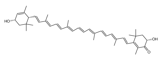 alpha-doradexanthin结构式