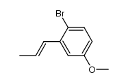 1-bromo-4-methoxy-2-(prop-1-en-1-yl)benzene结构式