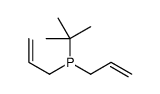 tert-butyl-bis(prop-2-enyl)phosphane结构式