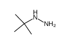 tert-butylhydrazine Structure