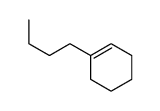 1-Butylcyclohexene Structure