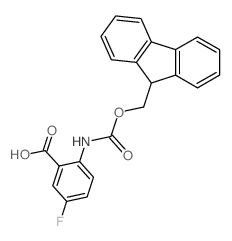 Fmoc-2-氨基-5-氯苯甲酸结构式