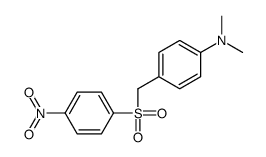 N,N-dimethyl-4-[(4-nitrophenyl)sulfonylmethyl]aniline Structure
