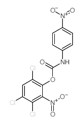 (3,4,6-trichloro-2-nitro-phenyl) N-(4-nitrophenyl)carbamate Structure