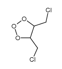 4,5-bis(chloromethyl)-1,2,3-trioxolane结构式