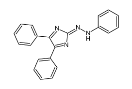 N-[(4,5-diphenylimidazol-2-ylidene)amino]aniline结构式