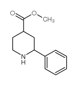 2-苯基哌啶-4-甲酸甲酯结构式