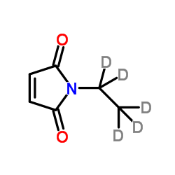 N-乙基马来酰亚胺-D5结构式