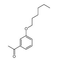 3''-HEXYLOXYACETOPHENONE结构式