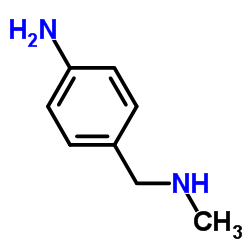 4-氨基-N-甲基苄胺结构式