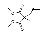 (R)-(+)-2-Vinyl-1,1-cyclopropandicarbonsaeure-dimethylester结构式