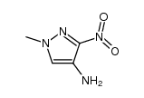 1H-Pyrazol-4-amine,1-methyl-3-nitro-(9CI) Structure