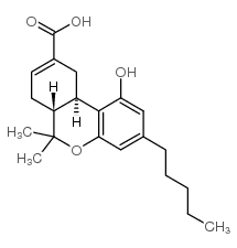 tetrahydrocannabinol-7-oic acid Structure
