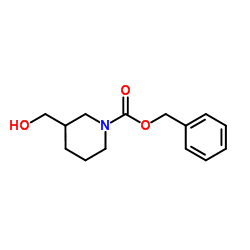 Benzyl 3-(hydroxymethyl)-1-piperidinecarboxylate Structure