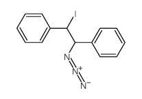 imino-(2-iodo-1,2-diphenyl-ethyl)imino-azanium结构式