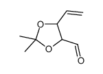 2,2-二甲基-5-乙烯基-[1,3]二氧杂烷-4-甲醛结构式