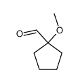 1-methoxycyclopentanecarboxaldehyde Structure